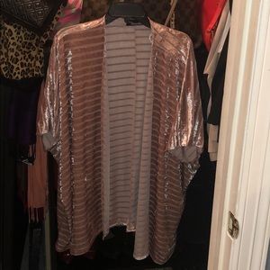 Rose gold cardigan